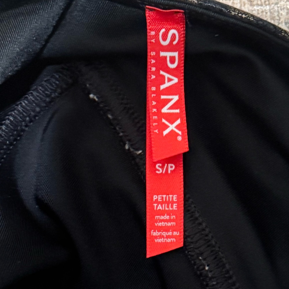 Euc Spanx Metallic Leopard Print Size Small - image 3